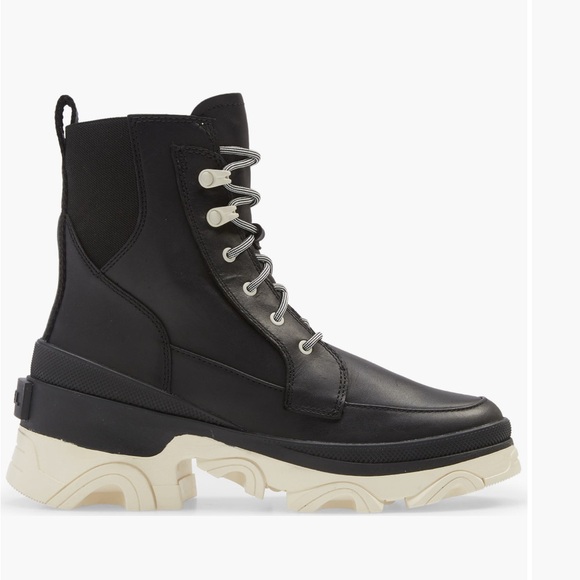 Sorel Lace Boot Size 8 Black - Picture 3 of 6